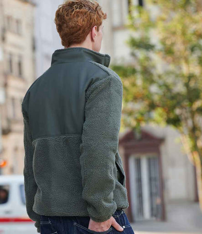 Front Row Recycled Sherpa Fleece Jacket