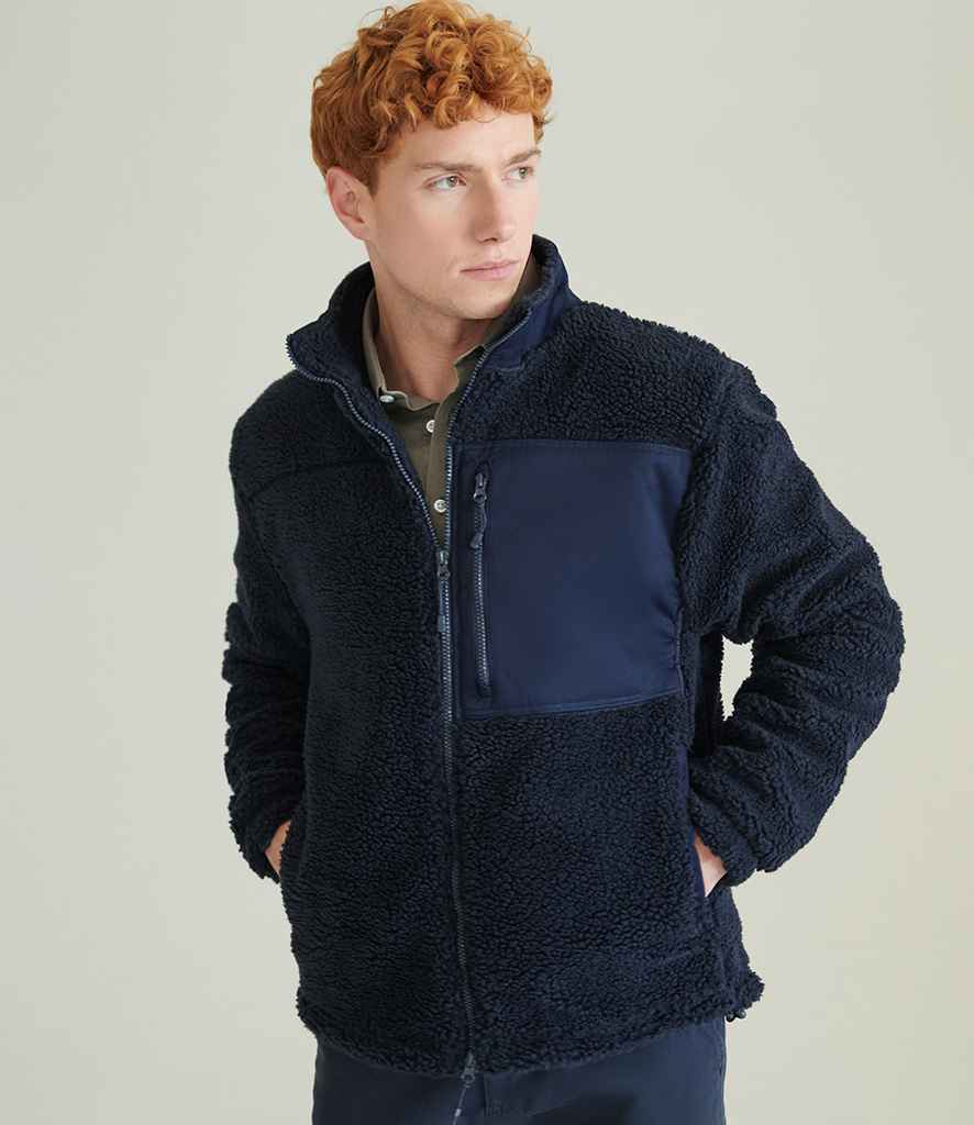 Front Row Recycled Sherpa Fleece Jacket