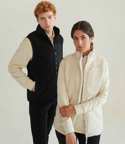 Front Row Recycled Sherpa Gilet