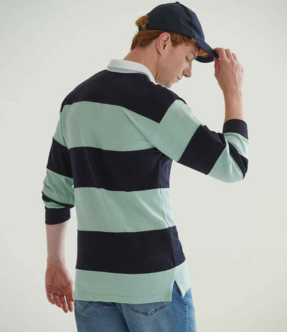 Front Row Sewn Stripe Rugby Shirt