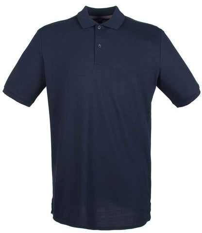 Henbury Modern Fit Cotton Piqué Polo Shirt (1/2)