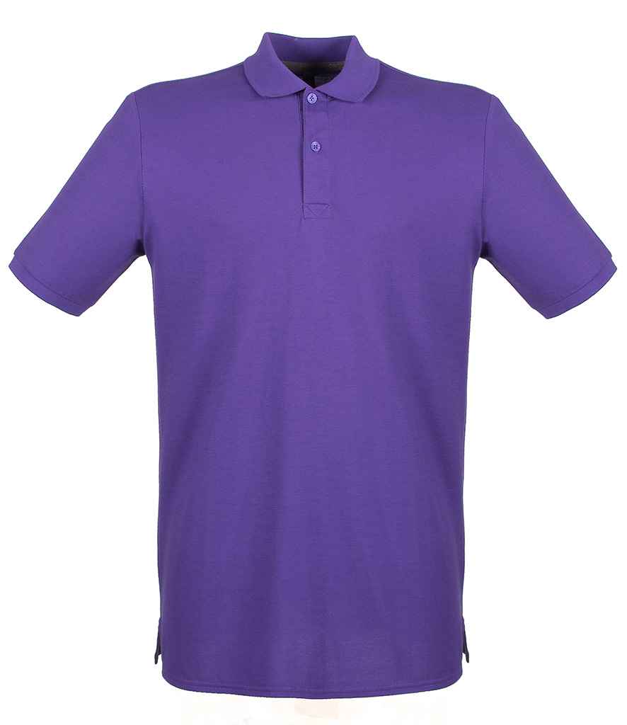 Henbury Modern Fit Cotton Piqué Polo Shirt (1/2)