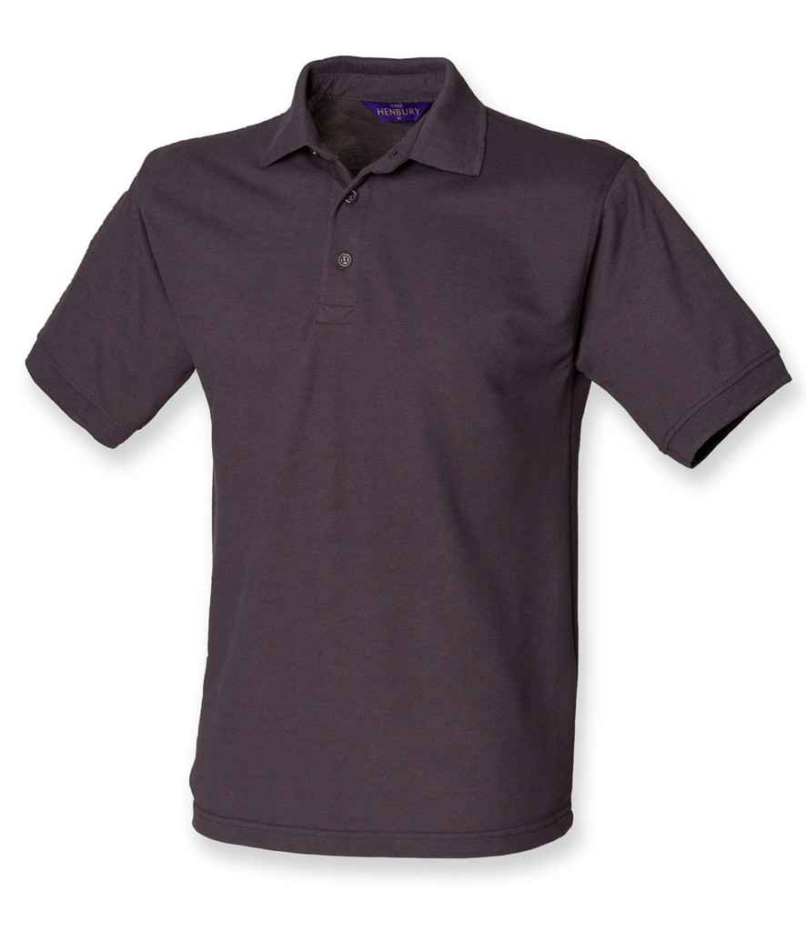 Henbury Heavy Poly/Cotton Piqué Polo Shirt (1/2)