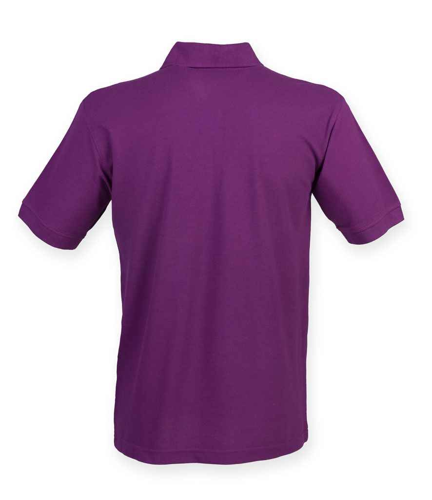 Henbury Heavy Poly/Cotton Piqué Polo Shirt (1/2)