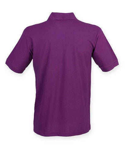 Henbury Heavy Poly/Cotton Piqué Polo Shirt (1/2)