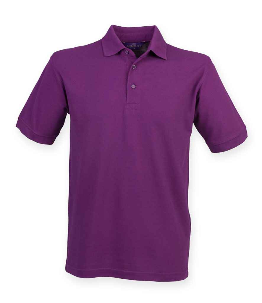 Henbury Heavy Poly/Cotton Piqué Polo Shirt (1/2)