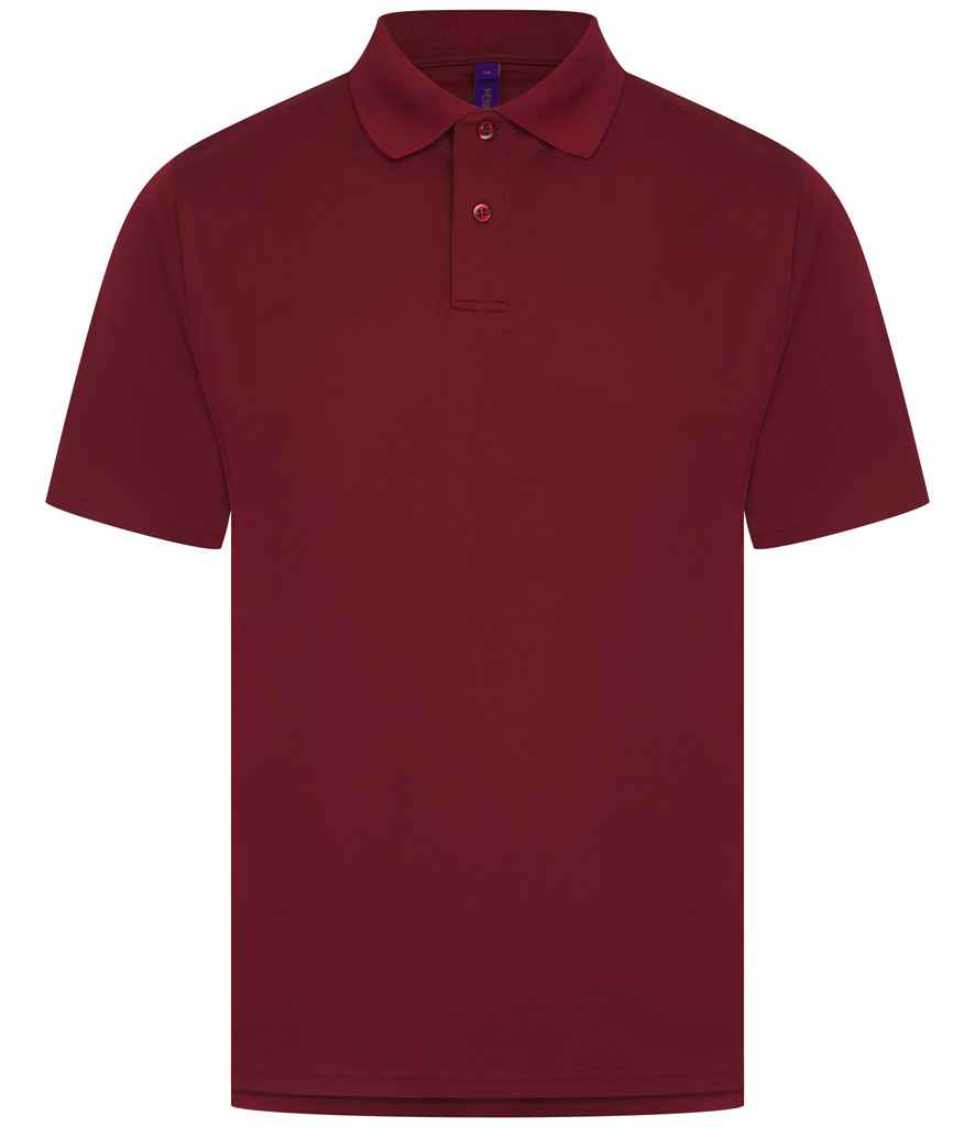 Henbury Coolplus® Wicking Piqué Polo Shirt (1/4)
