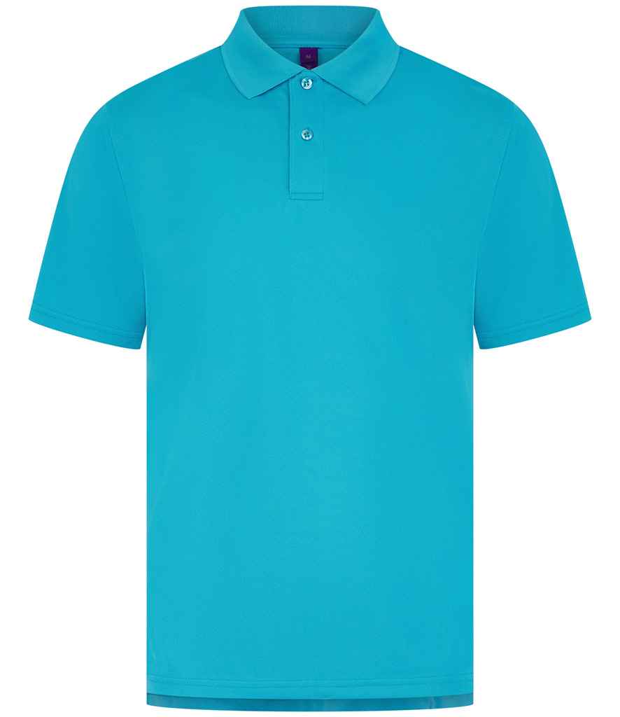 Henbury Coolplus® Wicking Piqué Polo Shirt (3/4)