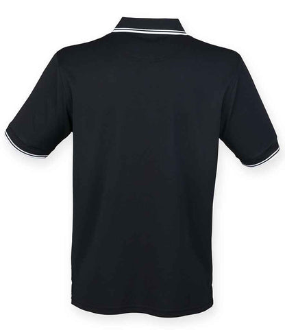 Henbury Coolplus® Tipped Polo Shirt