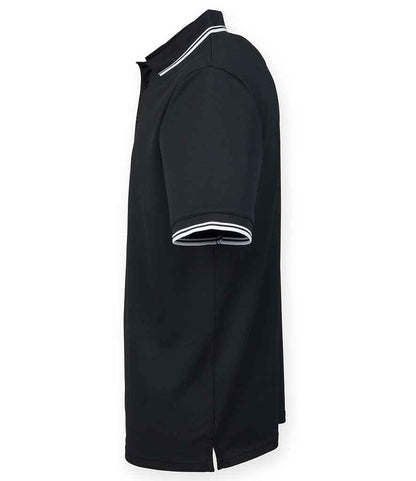 Henbury Coolplus® Tipped Polo Shirt