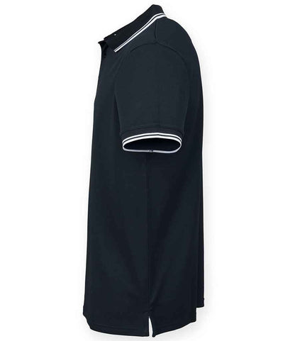 Henbury Coolplus® Tipped Polo Shirt