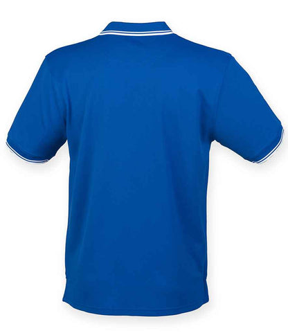 Henbury Coolplus® Tipped Polo Shirt