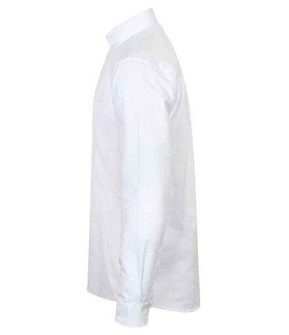 Henbury Modern Long Sleeve Classic Fit Oxford Shirt