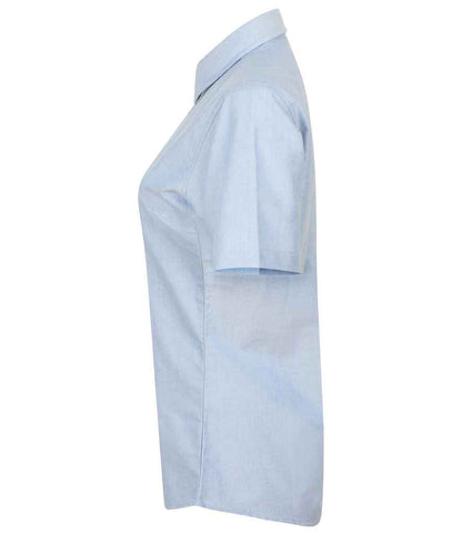 Henbury Ladies Short Sleeve Classic Oxford Shirt
