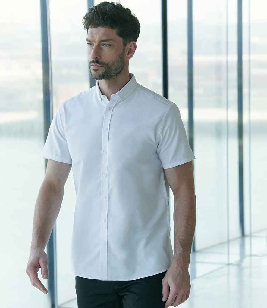 Henbury Modern Short Sleeve Regular Fit Oxford Shirt