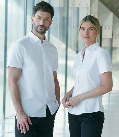 Henbury Modern Short Sleeve Regular Fit Oxford Shirt
