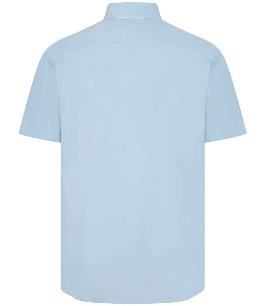 Henbury Short Sleeved Cotton Feel Coolplus® Shirt
