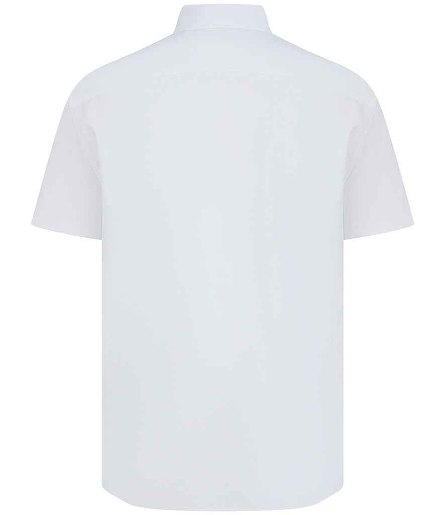 Henbury Short Sleeved Cotton Feel Coolplus® Shirt