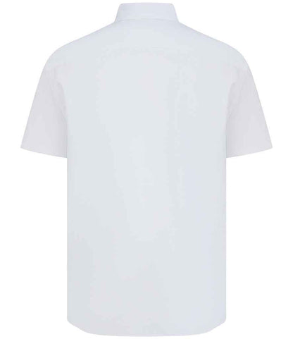 Henbury Short Sleeved Cotton Feel Coolplus® Shirt