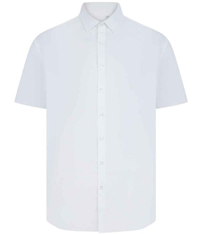 Henbury Short Sleeved Cotton Feel Coolplus® Shirt