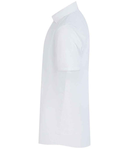 Henbury Short Sleeved Cotton Feel Coolplus® Shirt