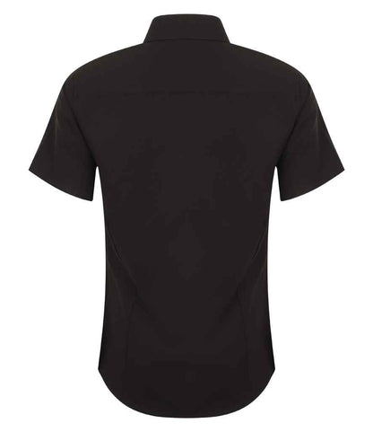 Henbury Ladies Short Sleeve Wicking Shirt