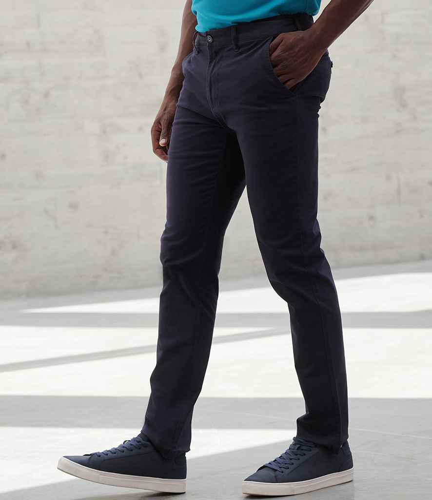 Henbury Stretch Flex Waistband Chino Trousers