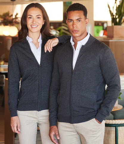 Henbury Unisex Zip Through Cardigan