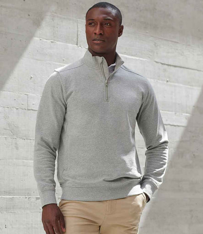 Henbury Unisex Sustainable 1/4 Zip Sweatshirt