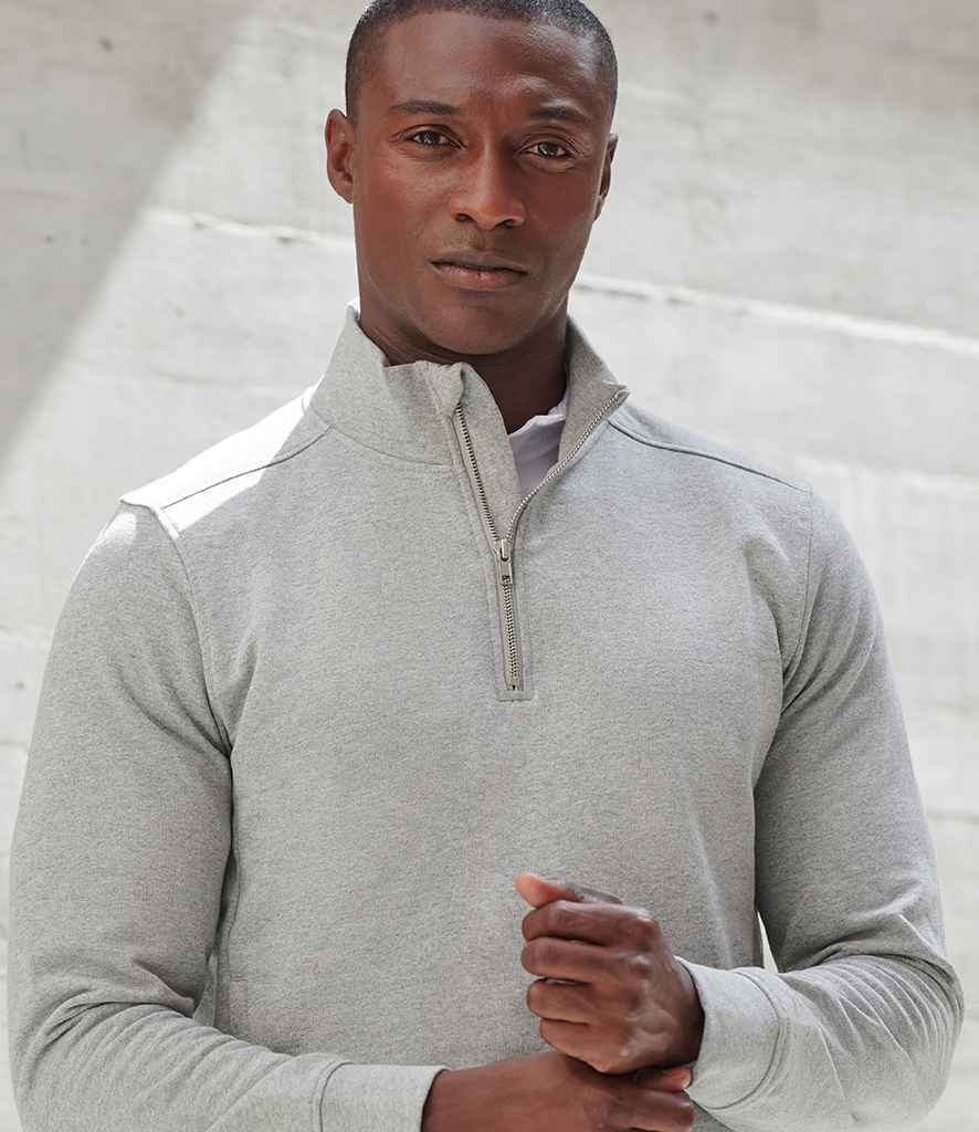 Henbury Unisex Sustainable 1/4 Zip Sweatshirt