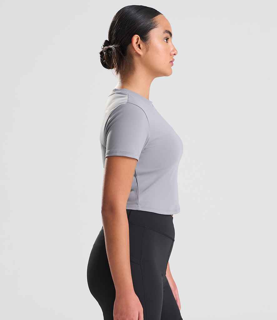AWDis Ladies Cool Recycled Cropped T-Shirt