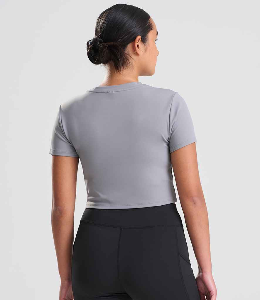 AWDis Ladies Cool Recycled Cropped T-Shirt