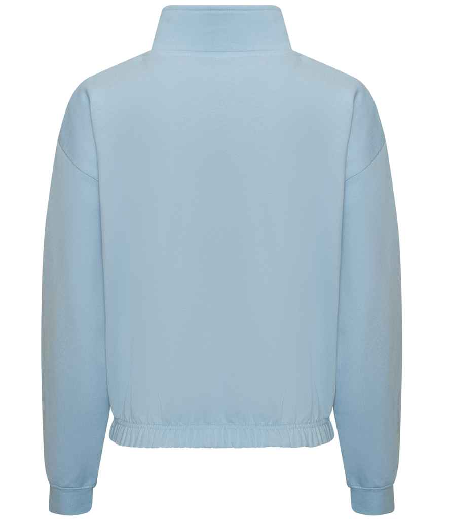 AWDis Ladies Cropped 1/4 Zip Sweatshirt