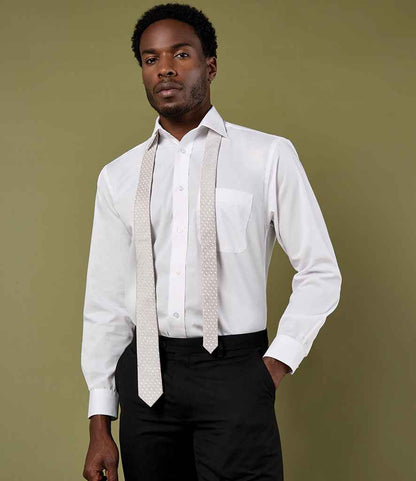 Kustom Kit Long Sleeve Classic Fit Business Shirt