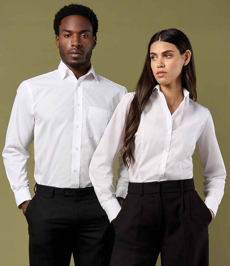 Kustom Kit Long Sleeve Classic Fit Business Shirt