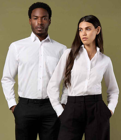 Kustom Kit Long Sleeve Classic Fit Business Shirt