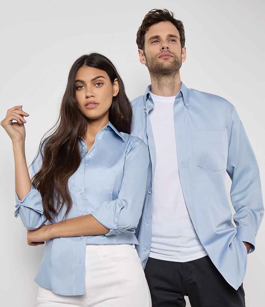 Kustom Kit Premium Long Sleeve Classic Fit Oxford Shirt (2/3)