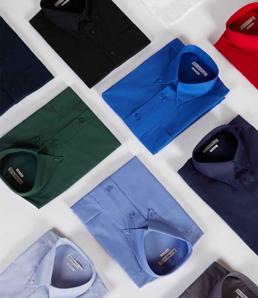Kustom Kit Premium Short Sleeve Classic Fit Oxford Shirt (1/3)