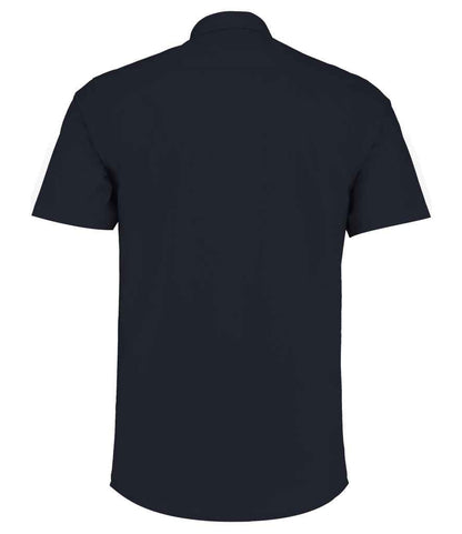 Kustom Kit Short Sleeve Tailored Poplin Shirt