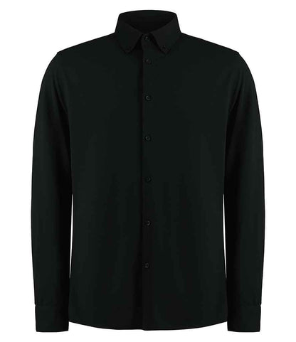 Kustom Kit Long Sleeve Superwash® 60°C Piqué Shirt