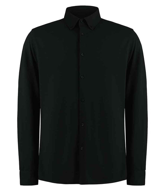Kustom Kit Long Sleeve Superwash® 60°C Piqué Shirt