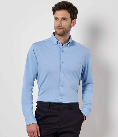 Kustom Kit Long Sleeve Superwash® 60°C Piqué Shirt