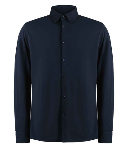 Kustom Kit Long Sleeve Superwash® 60°C Piqué Shirt