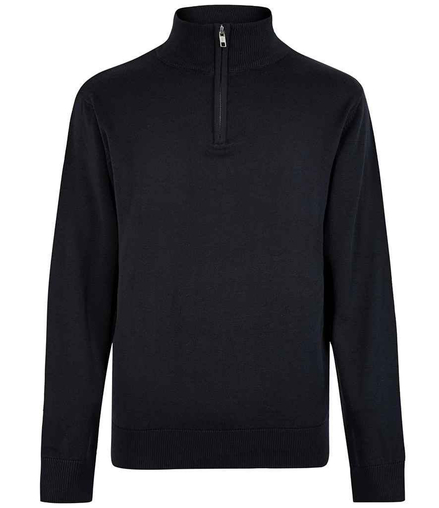 Kustom Kit Regular Fit Arundel 1/4 Zip Sweater