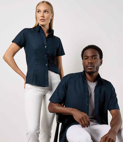 Kustom Kit Short Sleeve Classic Fit Workwear Oxford Shirt