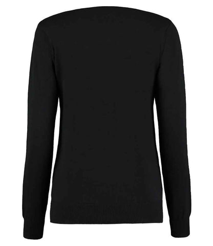 Kustom Kit Ladies Arundel Cotton Acrylic V Neck Sweater