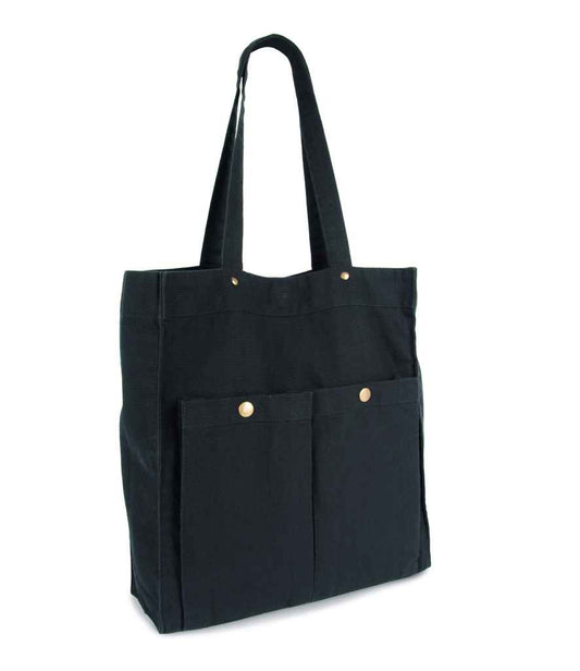 Kimood Washed Cotton Bag with Pockets