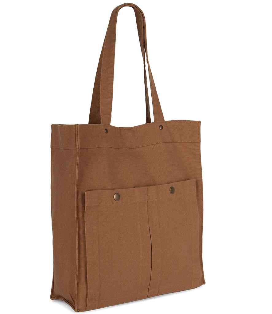 Kimood Washed Cotton Bag with Pockets