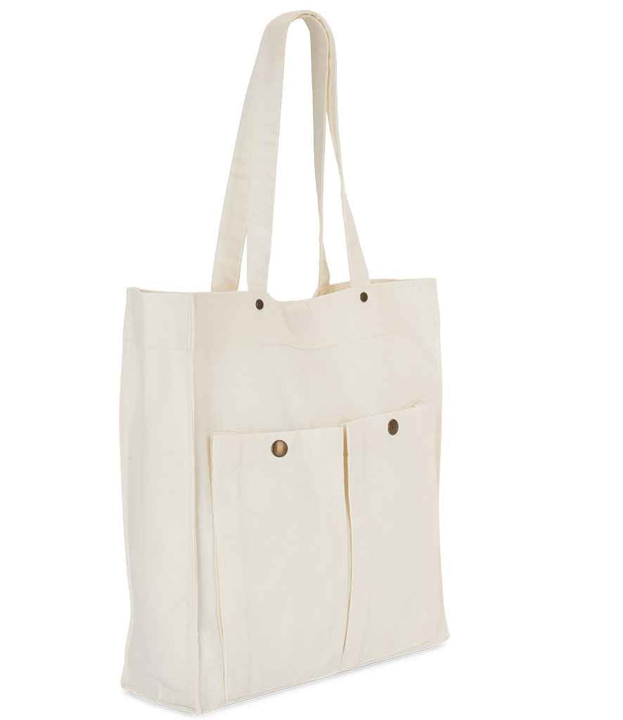 Kimood Washed Cotton Bag with Pockets
