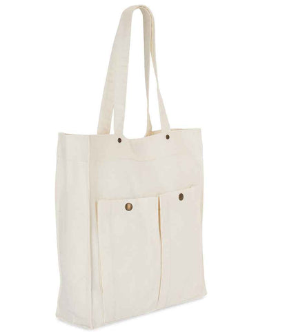 Kimood Washed Cotton Bag with Pockets